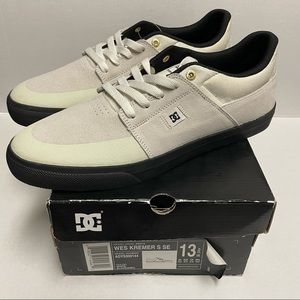 DC Shoes Wes Kremer SE Men’s Size 13 White Black Skate Sneakers